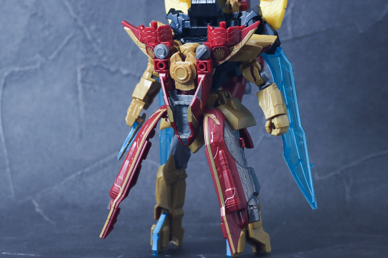 ミニプラ オルカブースター5050 レビュー テガソードアカツキ 合体