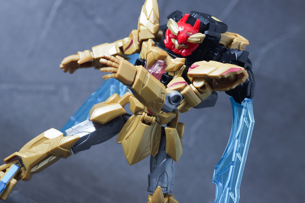 ミニプラ　オルカブースター5050　レビュー　テガソード　アクション