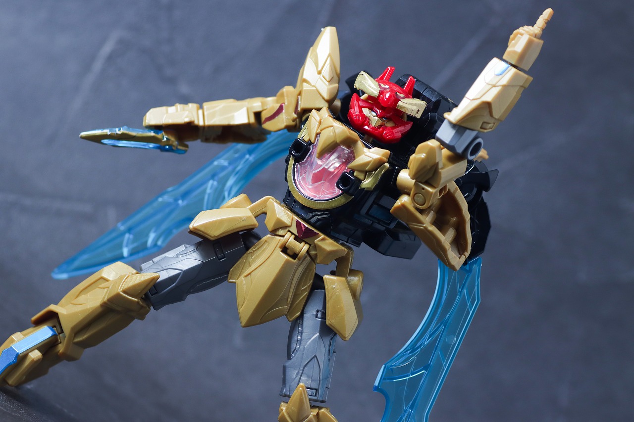 ミニプラ　オルカブースター5050　レビュー　テガソード　アクション