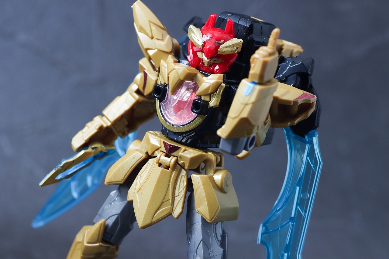 ミニプラ　オルカブースター5050　レビュー　テガソード　アクション