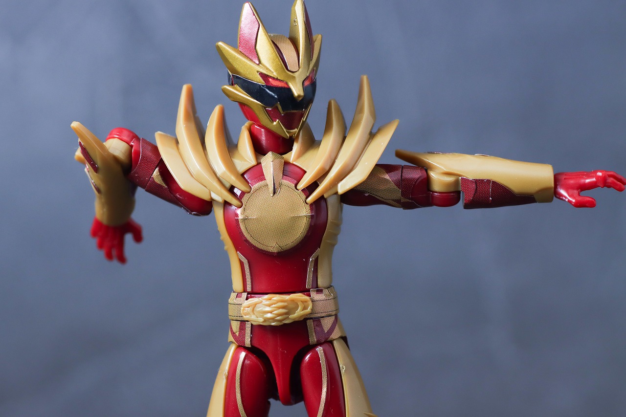 勇動　ワイルドゴジュウウルフ　レビュー　可動範囲