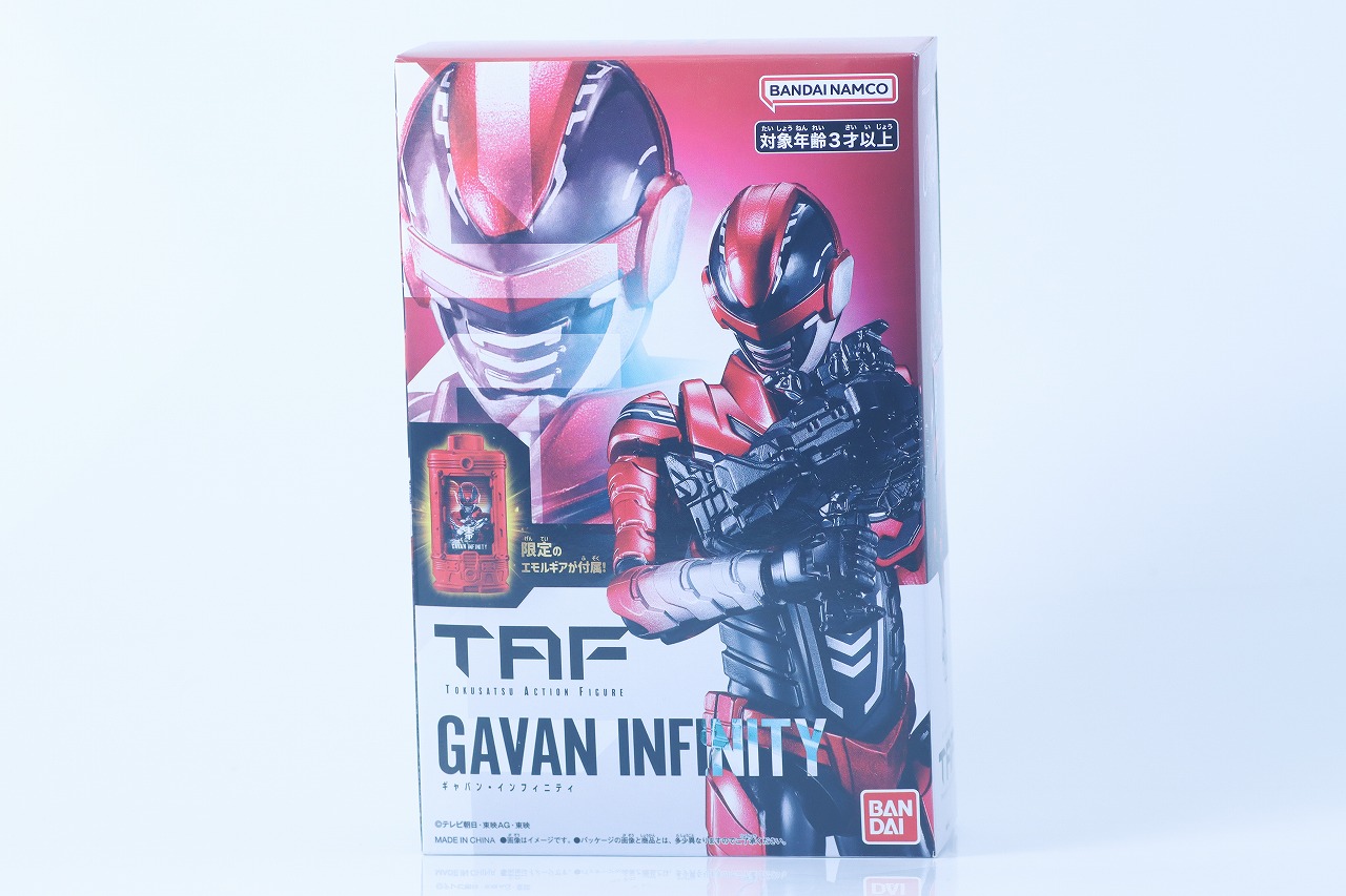 TOKUSATSU ACTION FIGURE　ギャバン・インフィニティ　レビュー　パッケージ