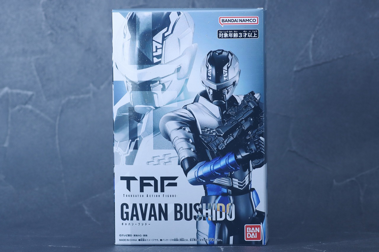 TOKUSATSU ACTION FIGURE　ギャバン・ブシドー　レビュー　パッケージ