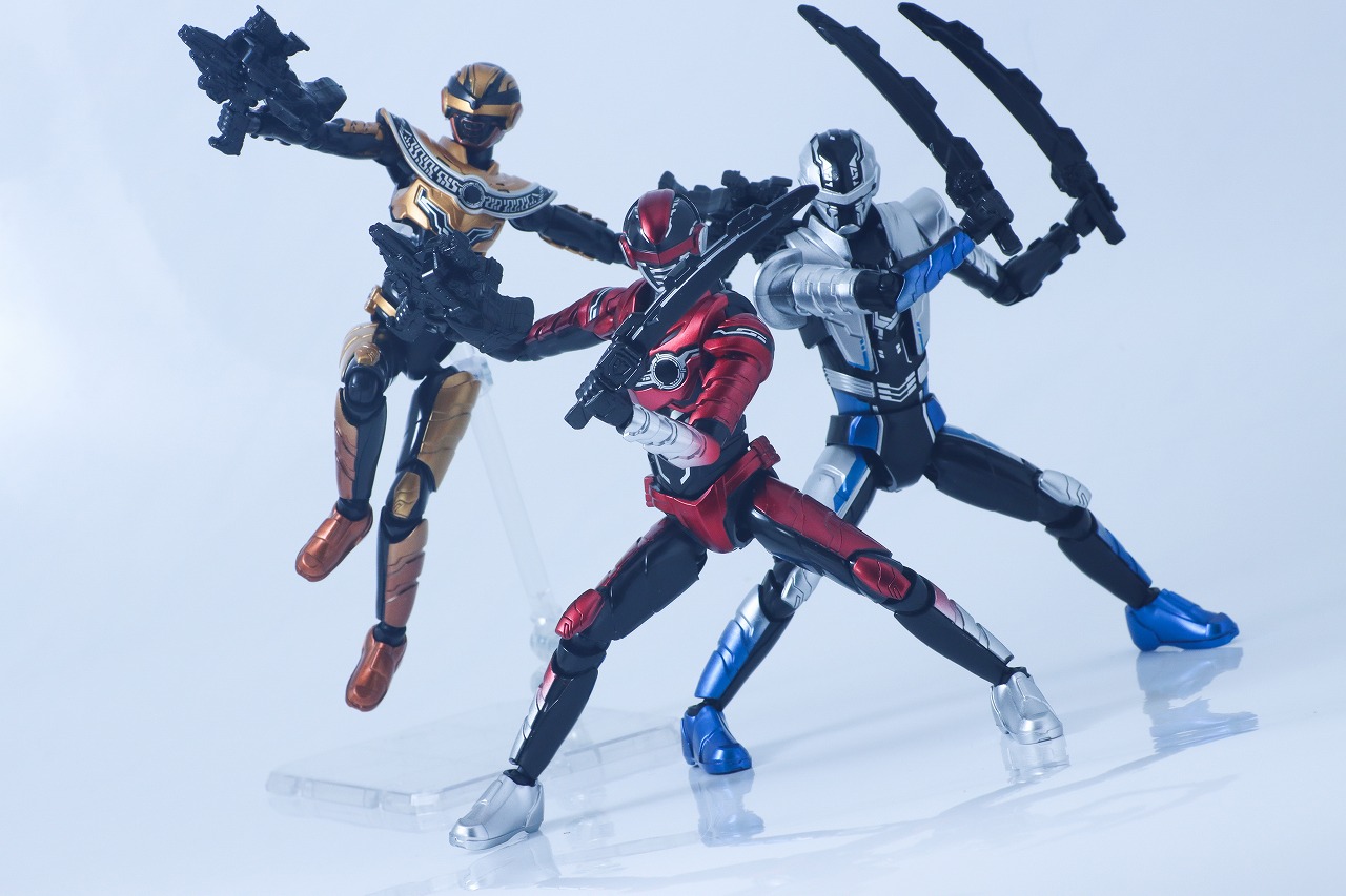 TOKUSATSU ACTION FIGURE　ギャバン・ルミナス　レビュー　アクション　ギャバン・インフィニティ　ギャバン・ブシドー