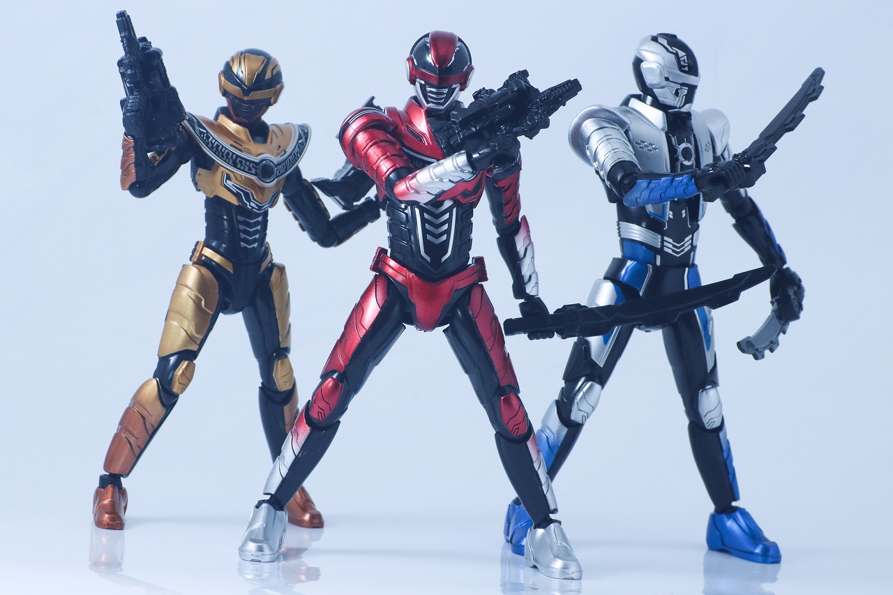 TOKUSATSU ACTION FIGURE　ギャバン・ルミナス　レビュー　アクション　ギャバン・インフィニティ　ギャバン・ブシドー