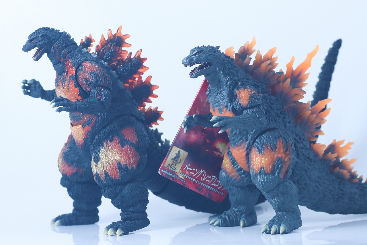 ムービーモンスターシリーズ　バーニングミレニアムゴジラ　レビュー　本体