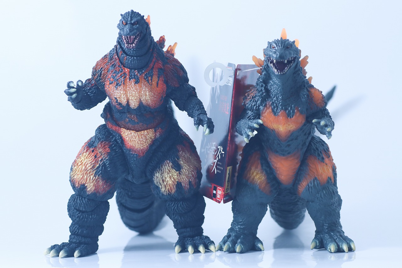 ムービーモンスターシリーズ　バーニングミレニアムゴジラ　レビュー　本体