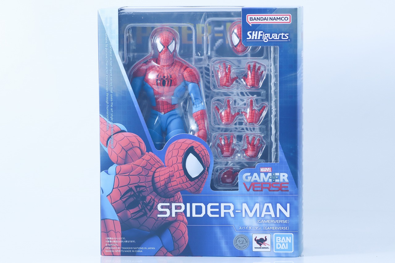 S.H.フィギュアーツ　スパイダーマン（GAMERVERSE）　レビュー　パッケージ