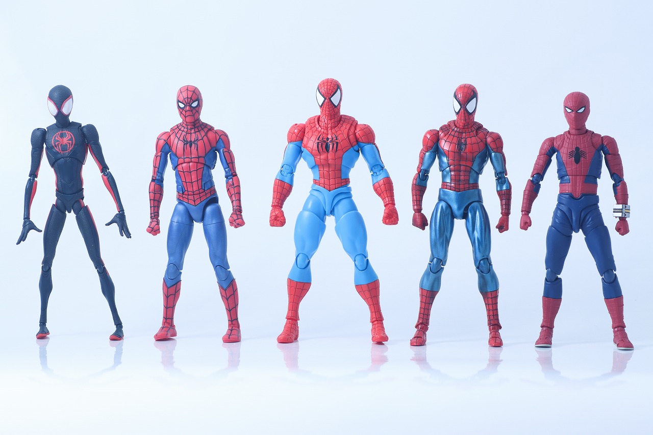 S.H.フィギュアーツ　スパイダーマン（GAMERVERSE）　レビュー　比較　MAFEX　マーベルレジェンド