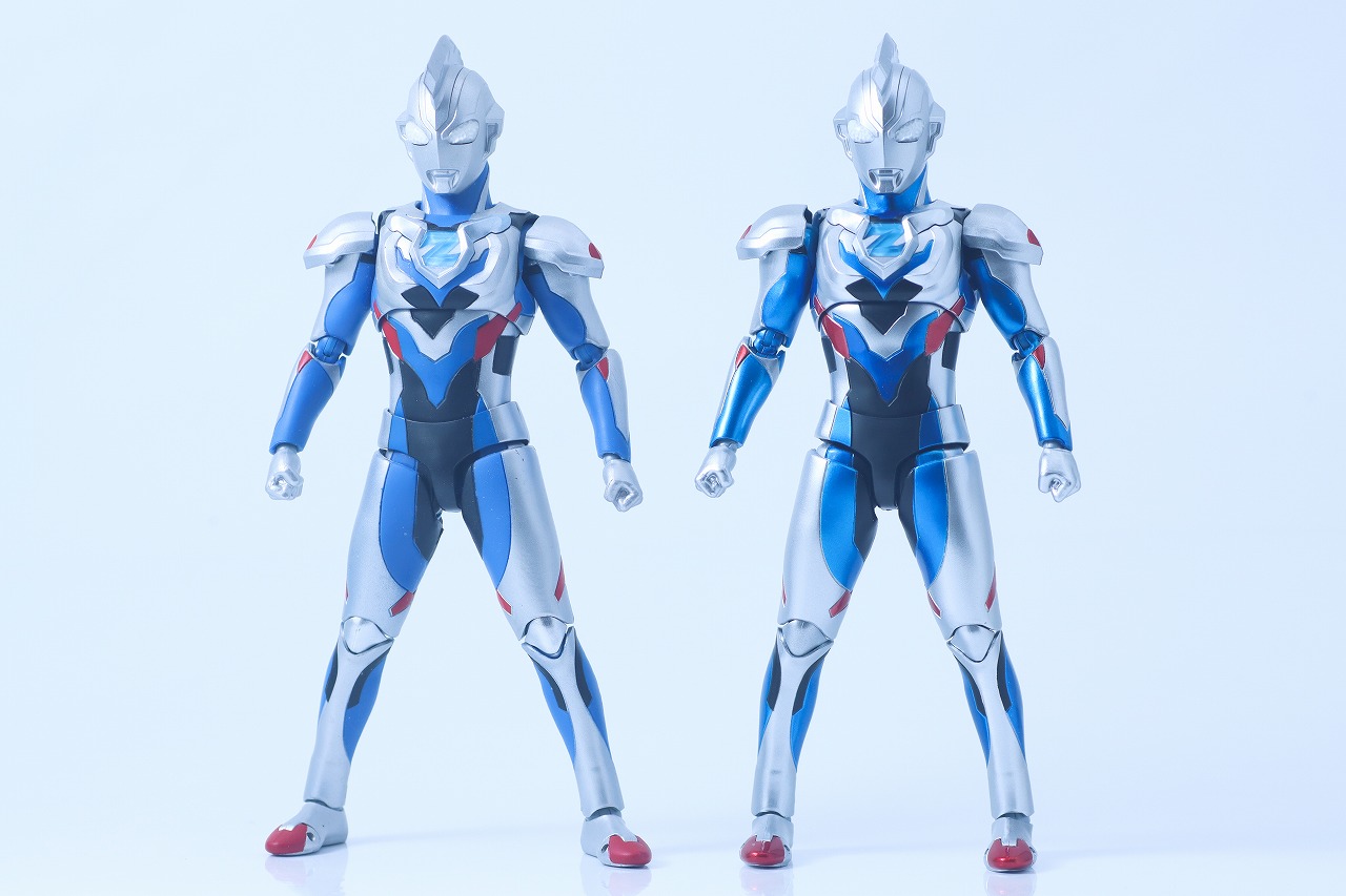 S.H.フィギュアーツ　ウルトラマンゼット オリジナル Special Color Ver.　レビュー　本体　通常版　比較