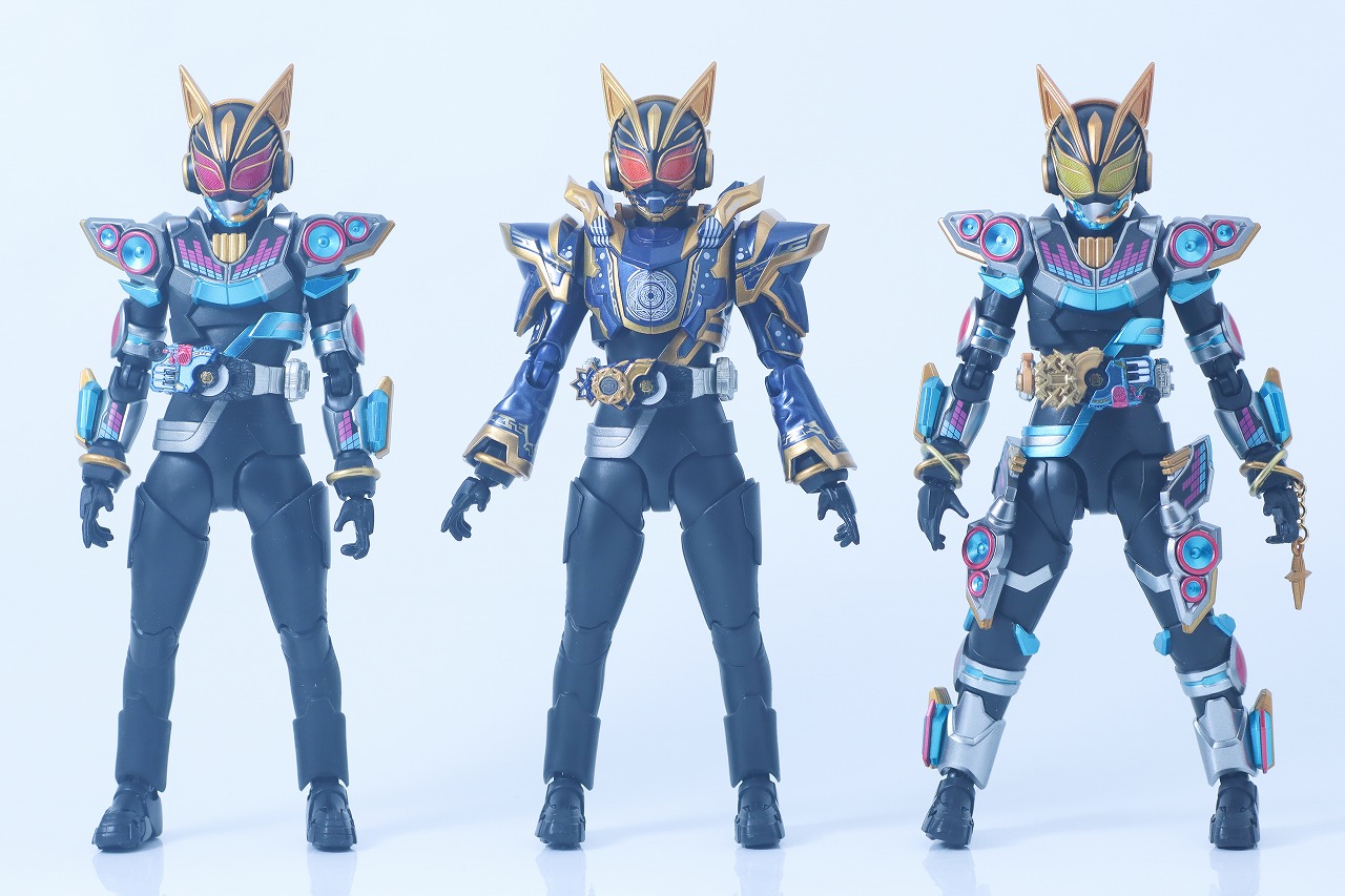 S.H.フィギュアーツ　仮面ライダーナーゴ ファンタジーフォーム　レビュー　本体　ビートフォーム　フィーバービートフォーム　比較