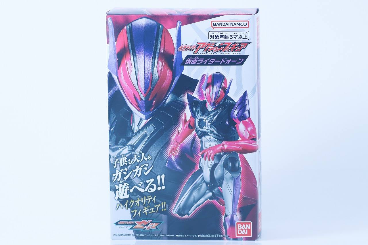 仮面ライダーアクションフィギュア　仮面ライダードォーン　レビュー　パッケージ
