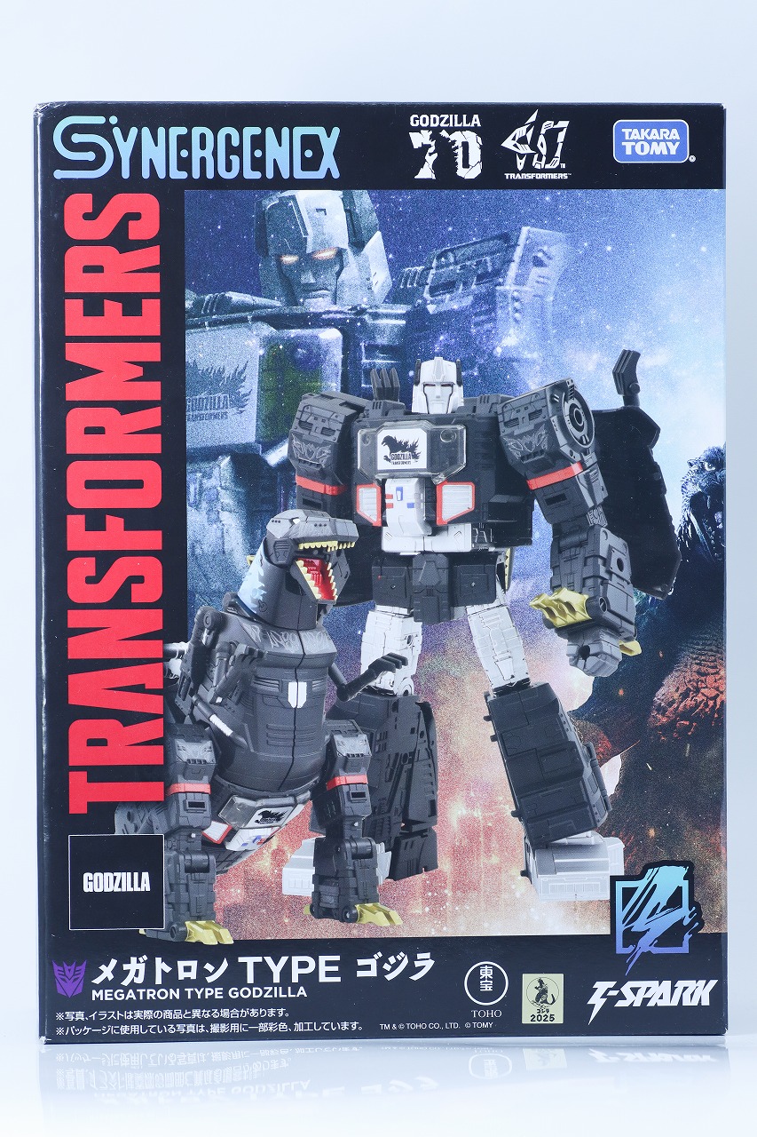 トランスフォーマー SYNERGENEX　メガトロン　TYPE　ゴジラ　レビュー　パッケージ