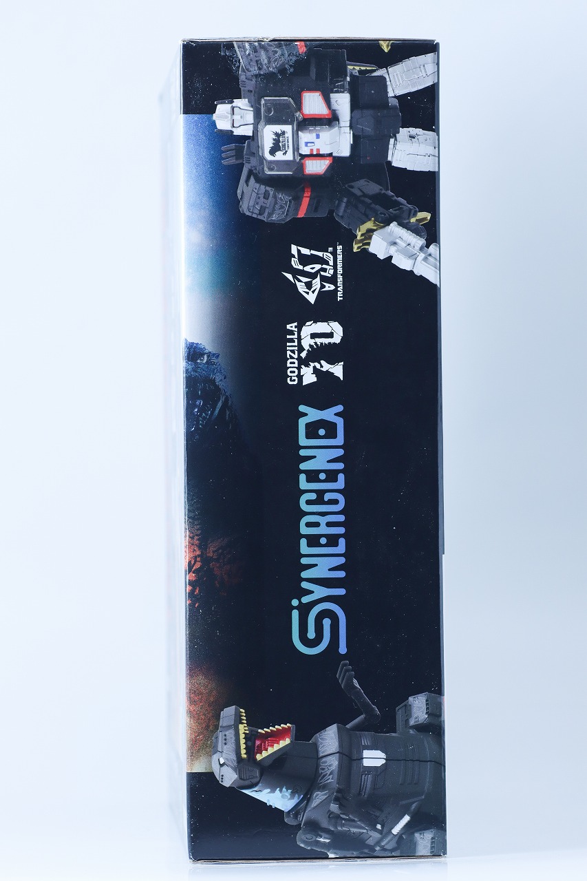 トランスフォーマー SYNERGENEX　メガトロン　TYPE　ゴジラ　レビュー　パッケージ