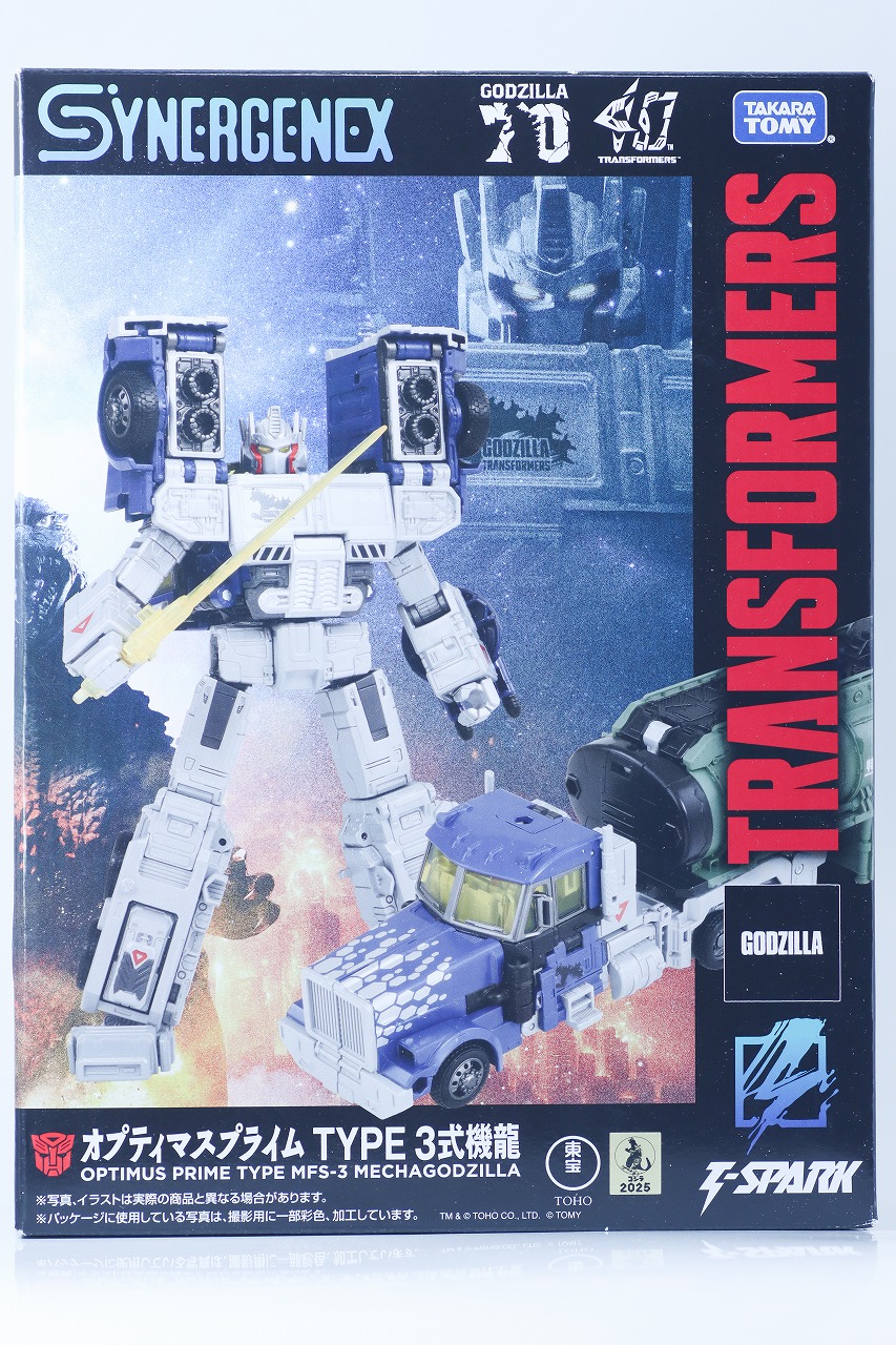 オプティマスプライム TYPE 3式機龍　レビュー　パッケージ