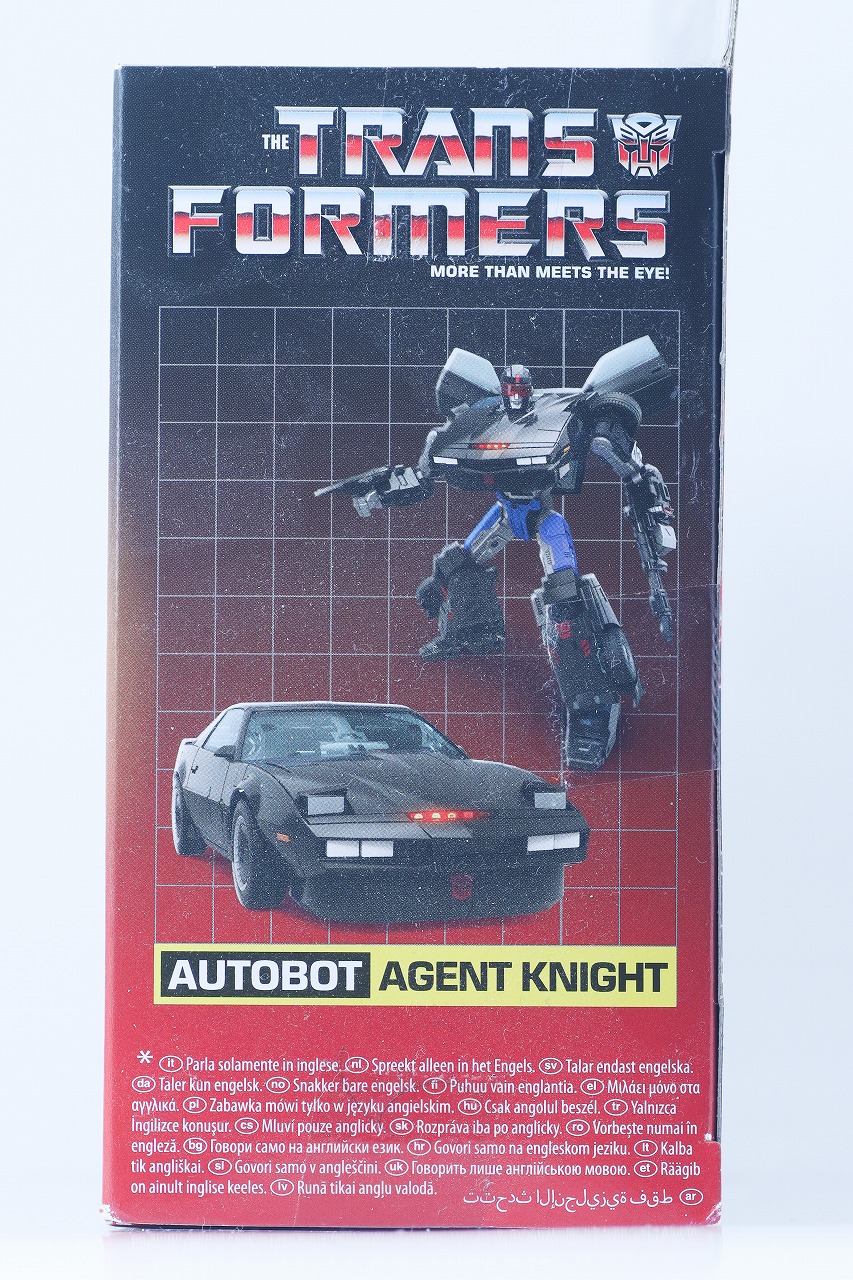 トランスフォーマー ナイトライダー エージェントナイト レビュー パッケージ