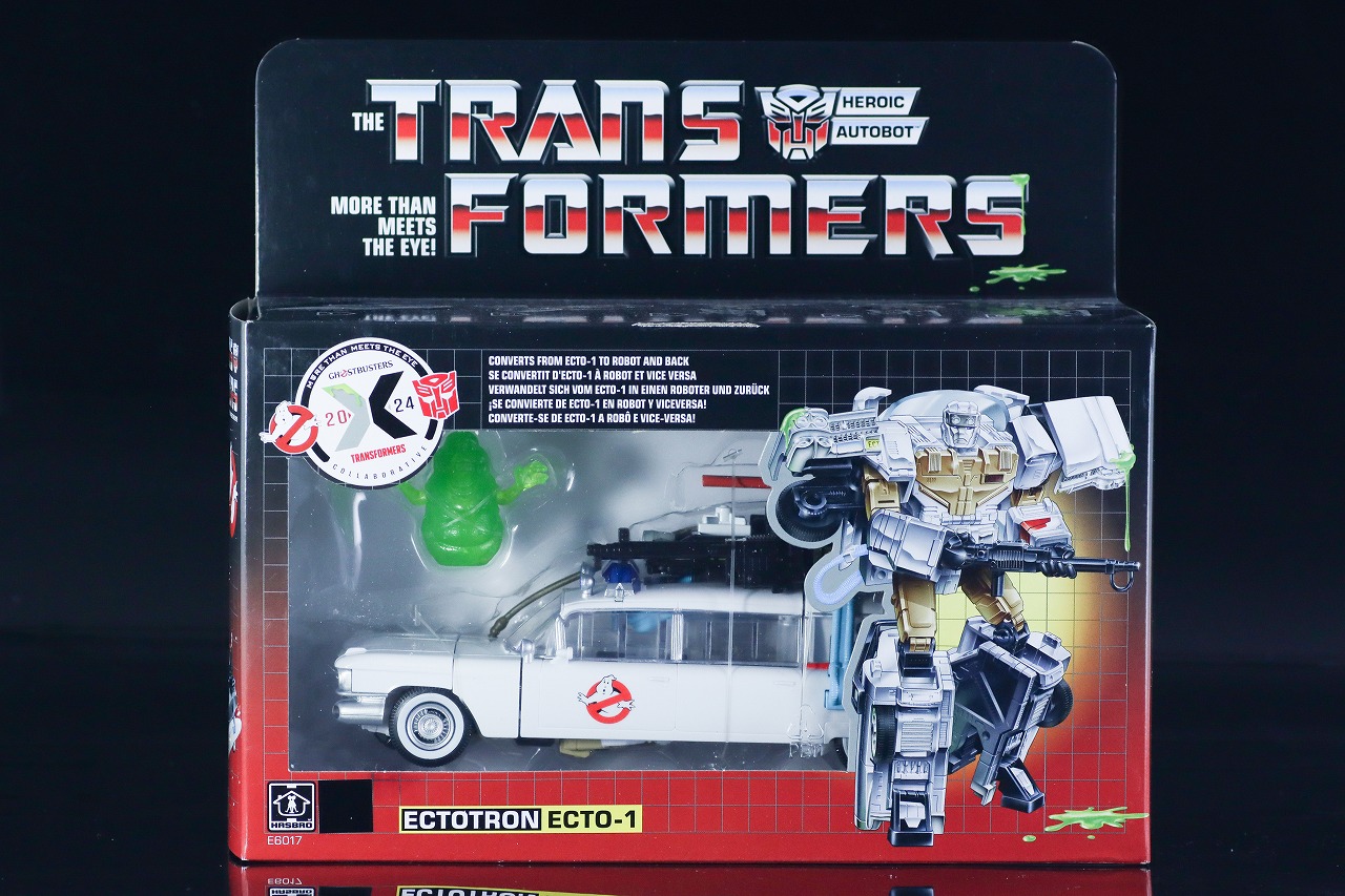 トランスフォーマー　ゴーストバスターズ エクトトロン／エクト-1　レビュー　パッケージ