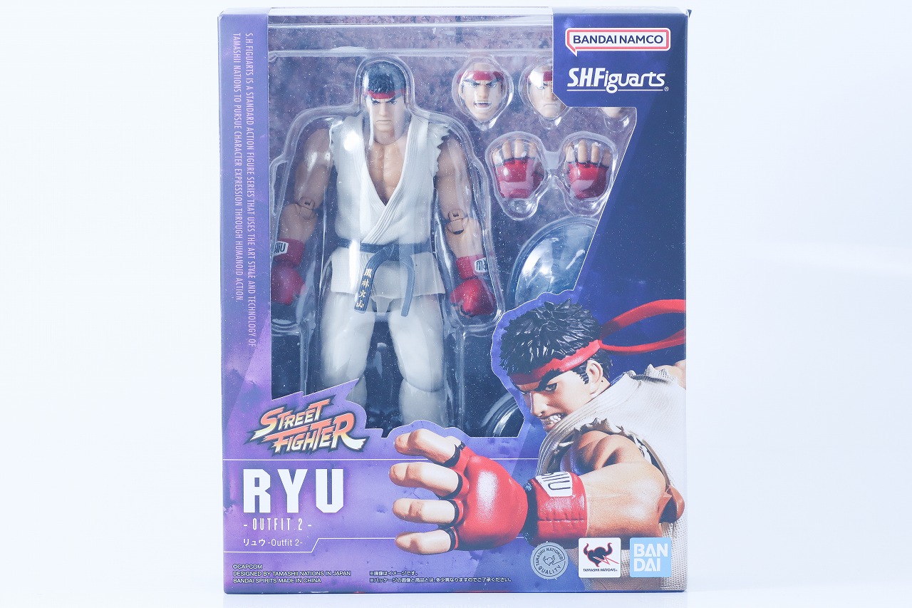 S.H.フィギュアーツ　リュウ Outfit 2　レビュー　パッケージ