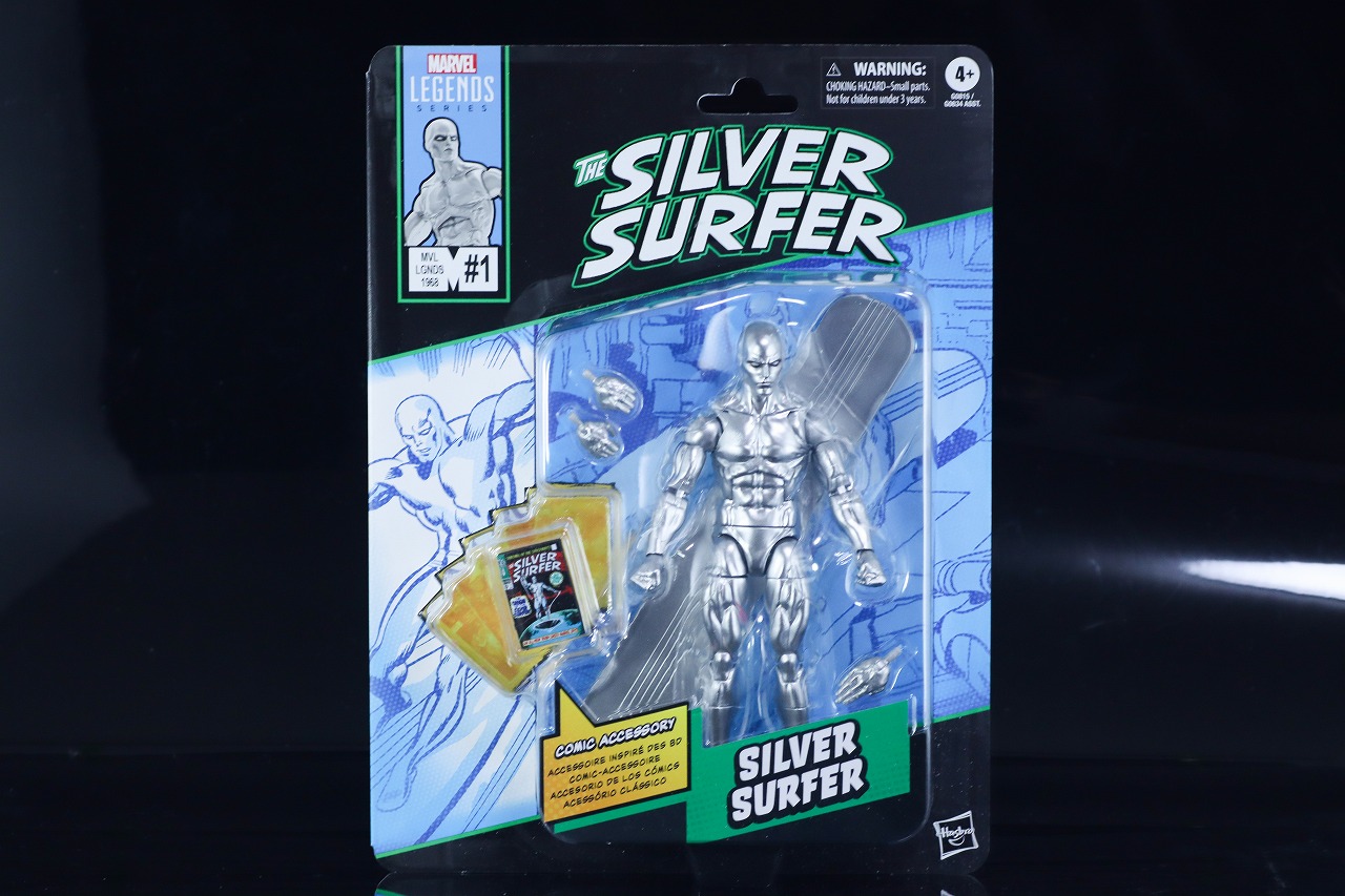 マーベルレジェンド　ミニ・コミックシリーズ　シルバーサーファー　レビュー　パッケージ