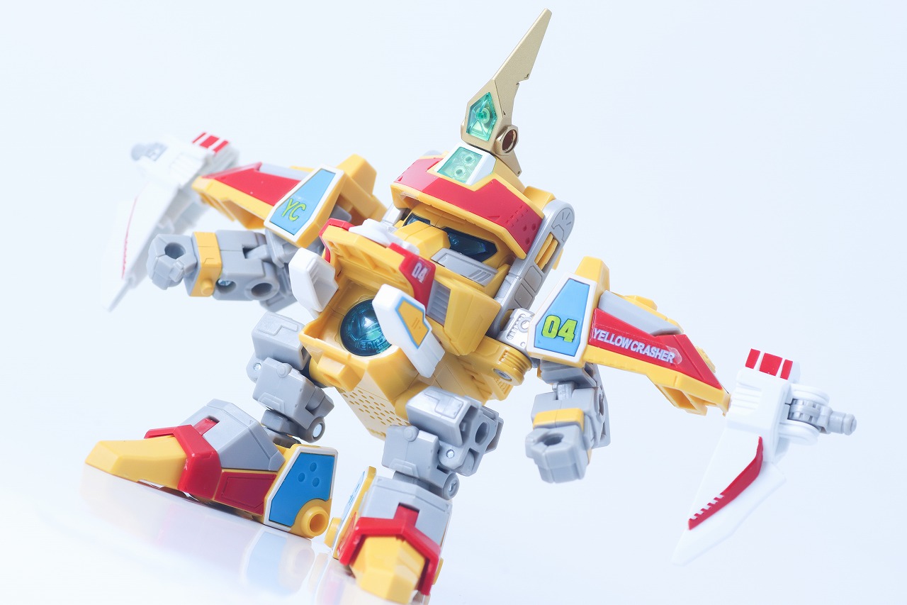 TOYRISE DMB-03　イエロークラッシャー　レビュー　アクション