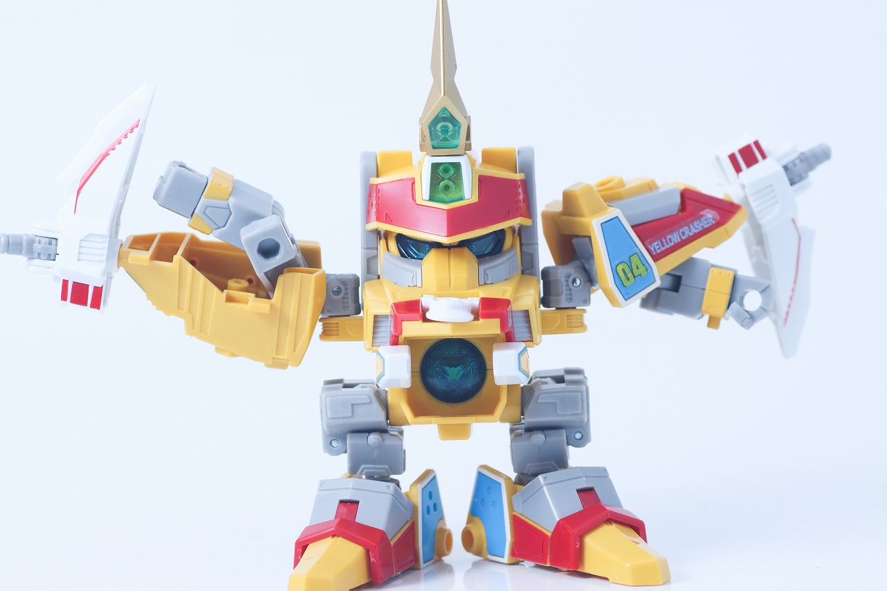 TOYRISE DMB-03　イエロークラッシャー　レビュー　可動範囲