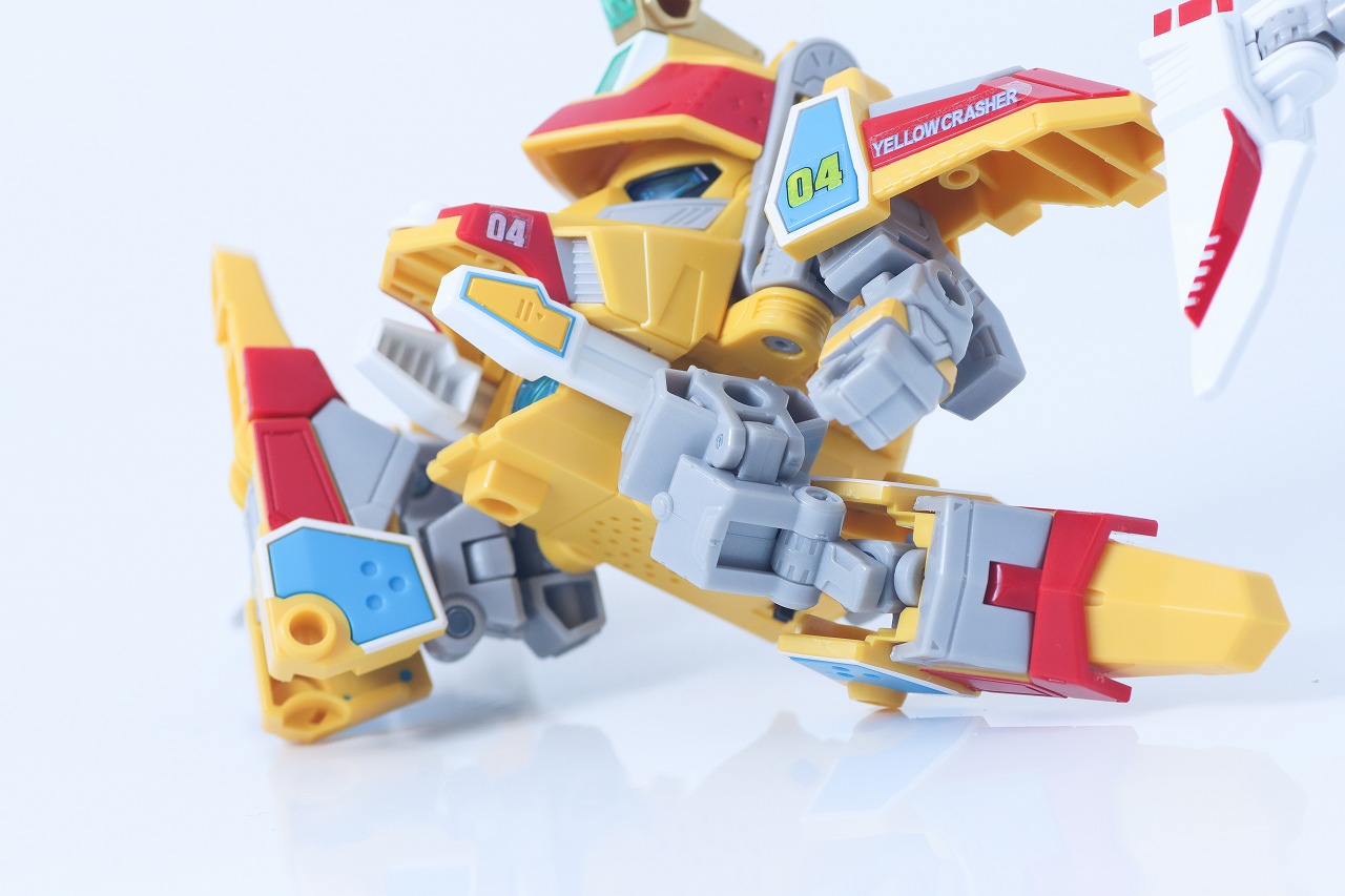 TOYRISE DMB-03　イエロークラッシャー　レビュー　可動範囲