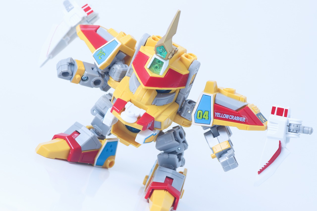 TOYRISE DMB-03　イエロークラッシャー　レビュー　アクション