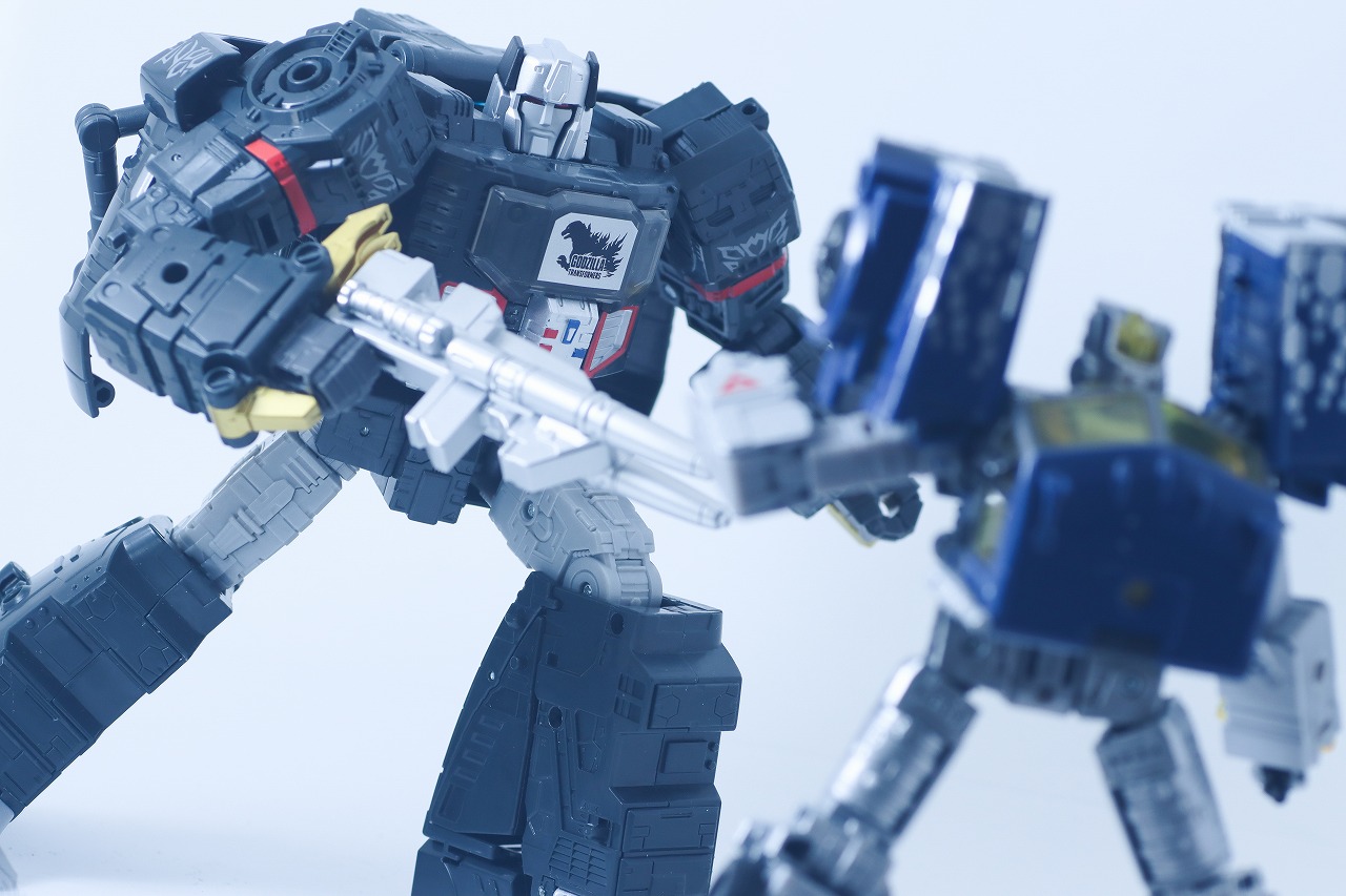 トランスフォーマー SYNERGENEX　メガトロン　TYPE　ゴジラ　レビュー　アクション