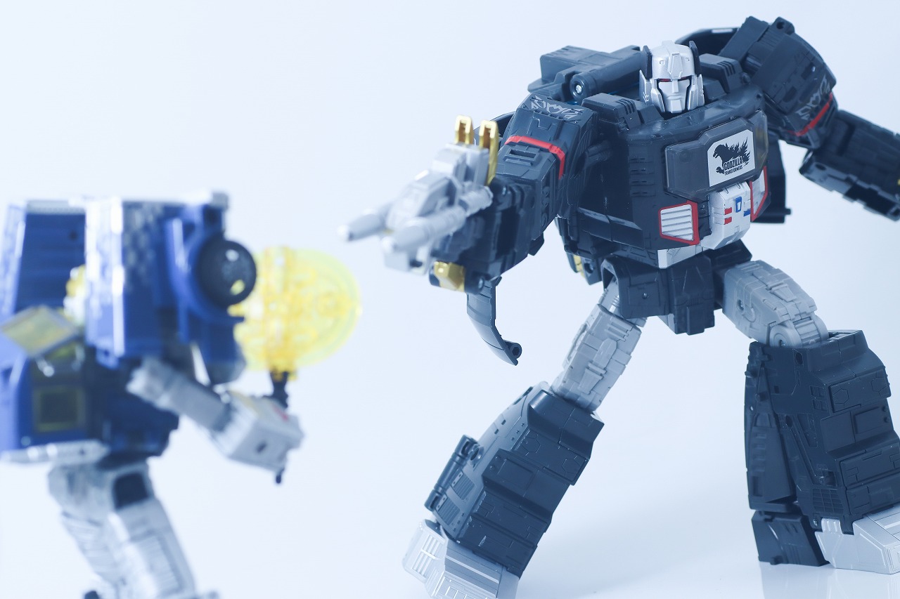 トランスフォーマー SYNERGENEX　メガトロン　TYPE　ゴジラ　レビュー　アクション