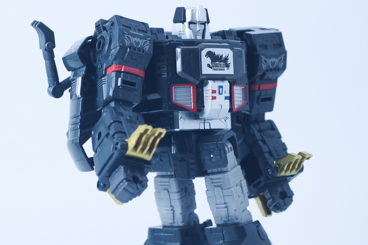 トランスフォーマー SYNERGENEX　メガトロン　TYPE　ゴジラ　レビュー　可動範囲