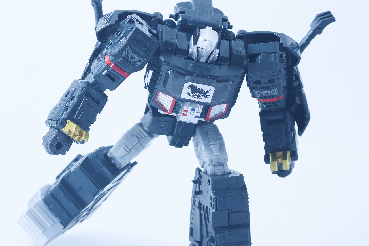 トランスフォーマー SYNERGENEX　メガトロン　TYPE　ゴジラ　レビュー　アクション