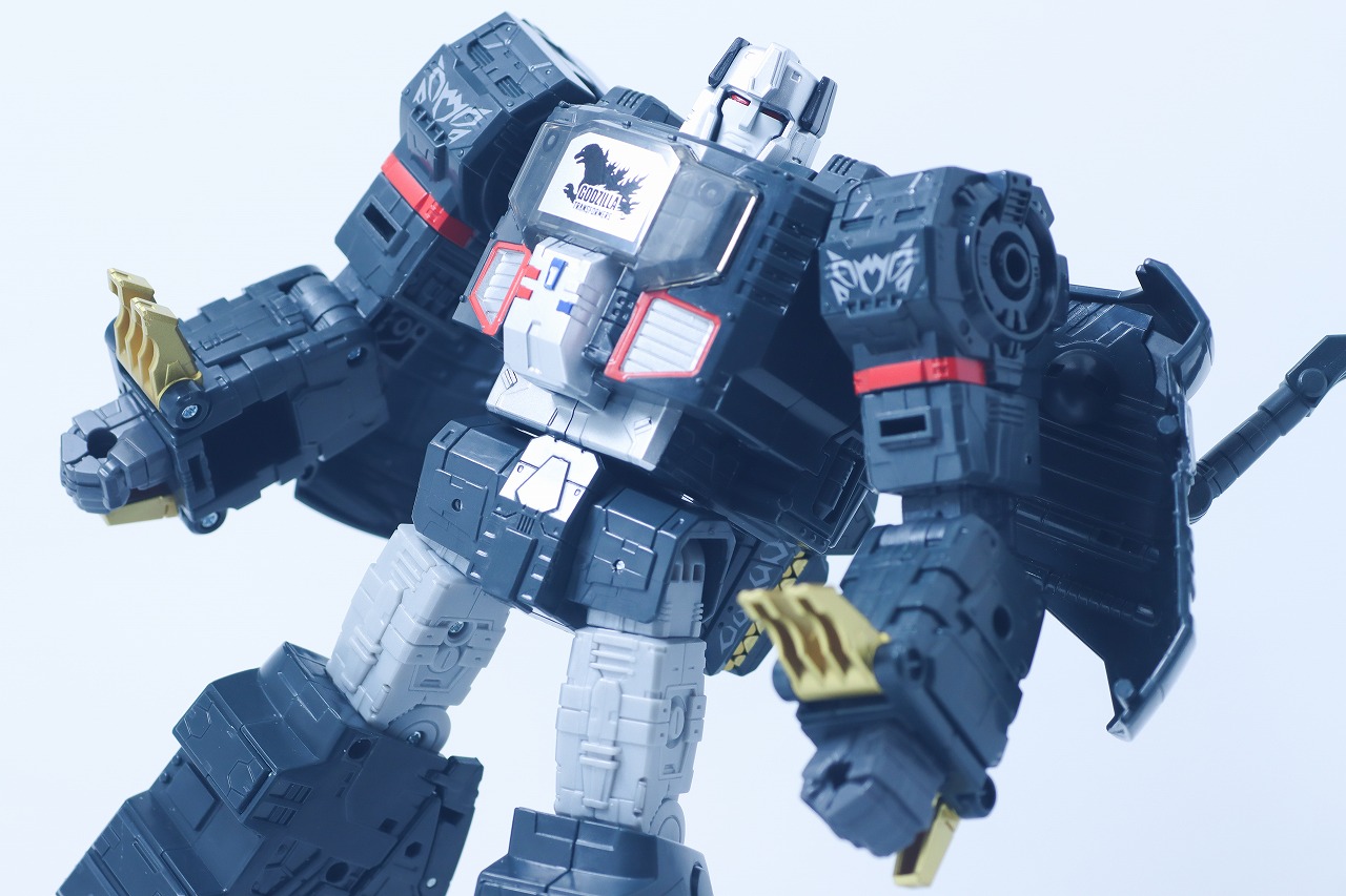 トランスフォーマー SYNERGENEX　メガトロン　TYPE　ゴジラ　レビュー　アクション