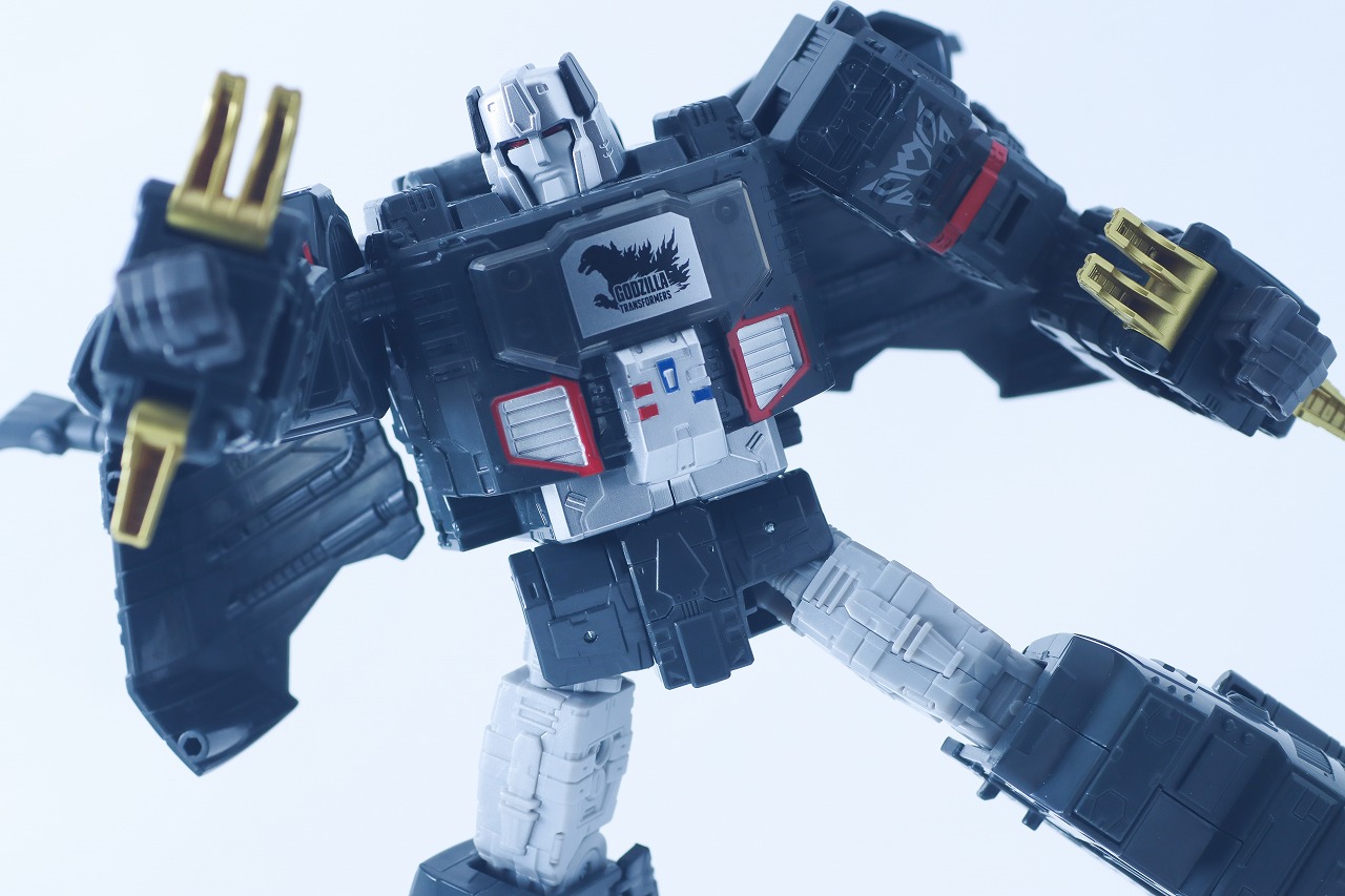 トランスフォーマー SYNERGENEX　メガトロン　TYPE　ゴジラ　レビュー　アクション