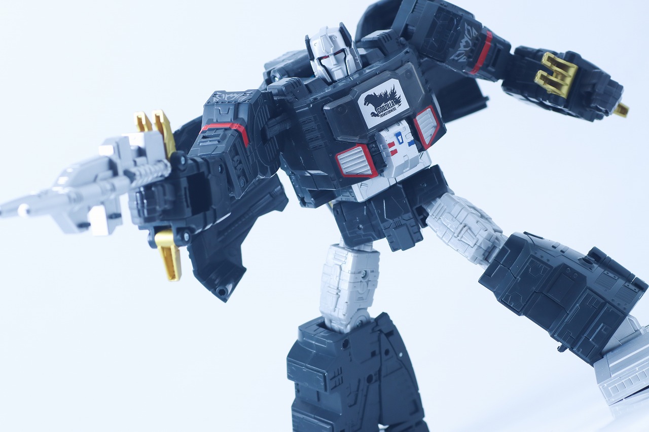 トランスフォーマー SYNERGENEX　メガトロン　TYPE　ゴジラ　レビュー　アクション