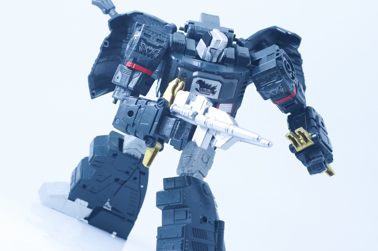 トランスフォーマー SYNERGENEX　メガトロン　TYPE　ゴジラ　レビュー　アクション