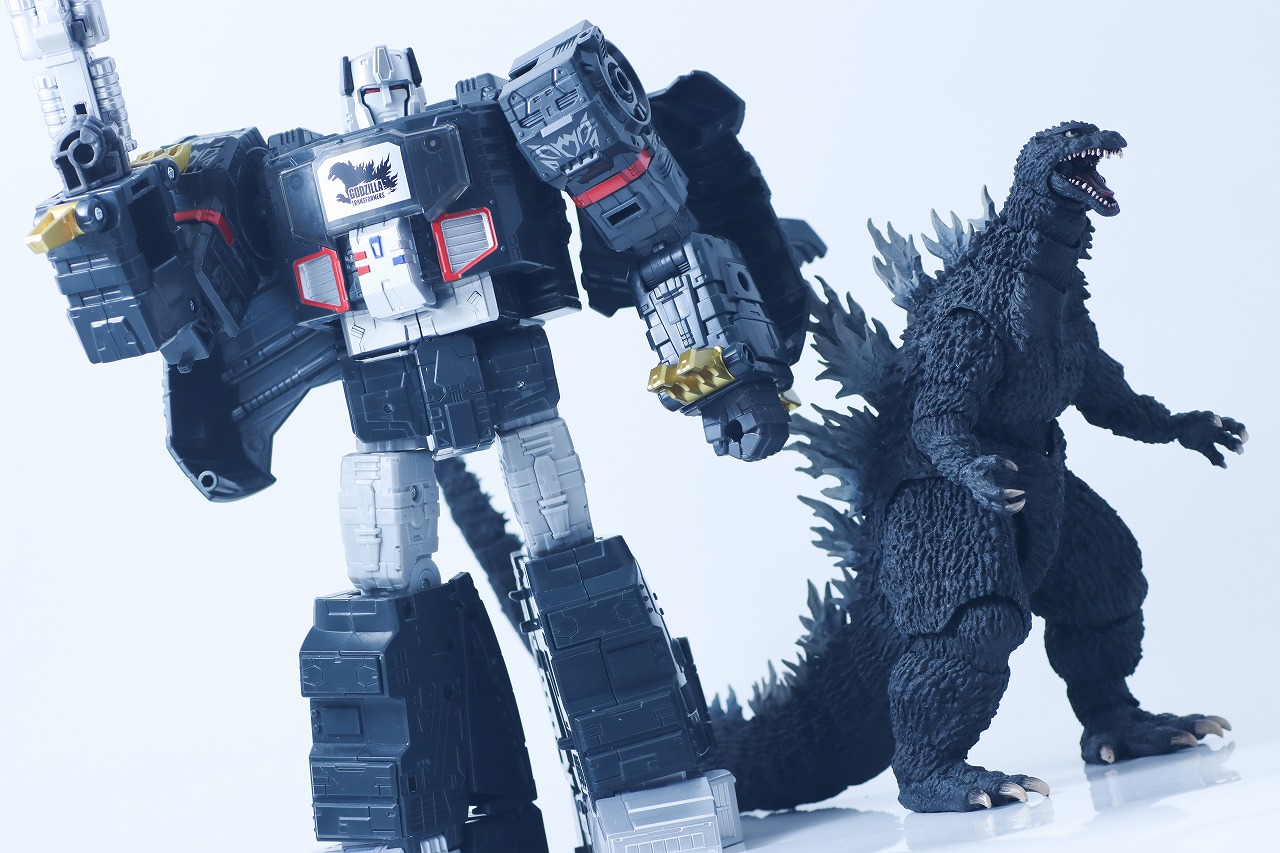 トランスフォーマー SYNERGENEX　メガトロン　TYPE　ゴジラ　レビュー　アクション　S.H.モンスターアーツ　ゴジラ（2002）