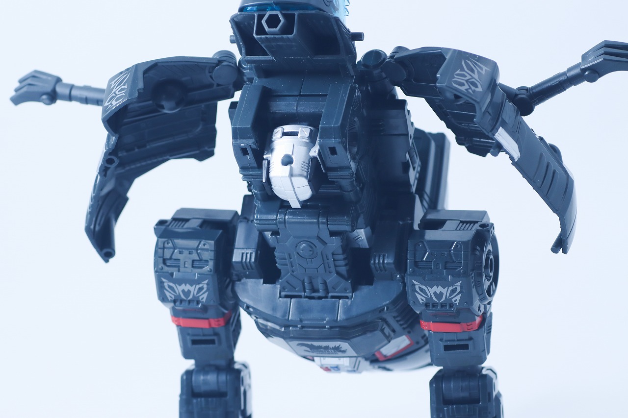 トランスフォーマー SYNERGENEX　メガトロン　TYPE　ゴジラ　レビュー　変形ギミック