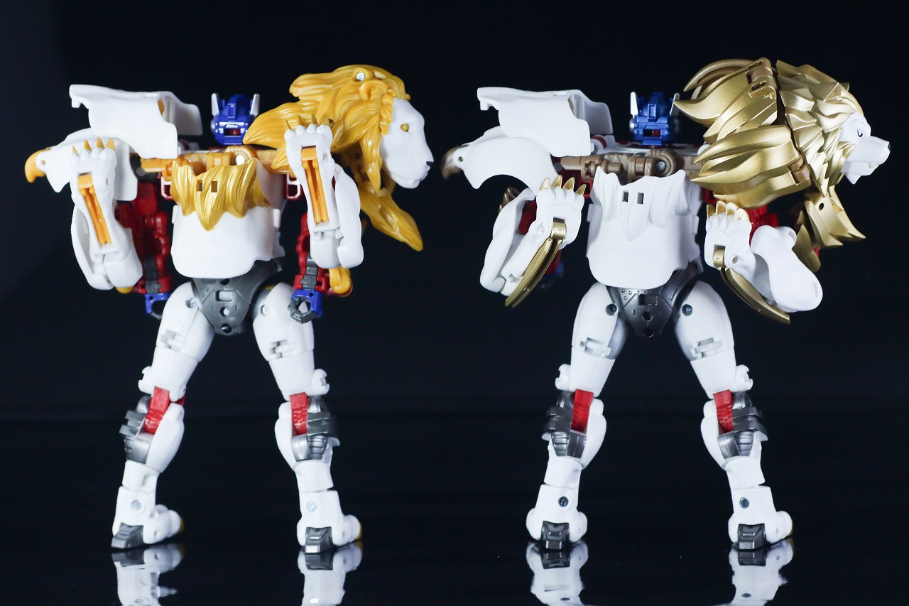 40TH SELECTION　ライオコンボイ　レビュー　ロボットモード　比較　レガシー版