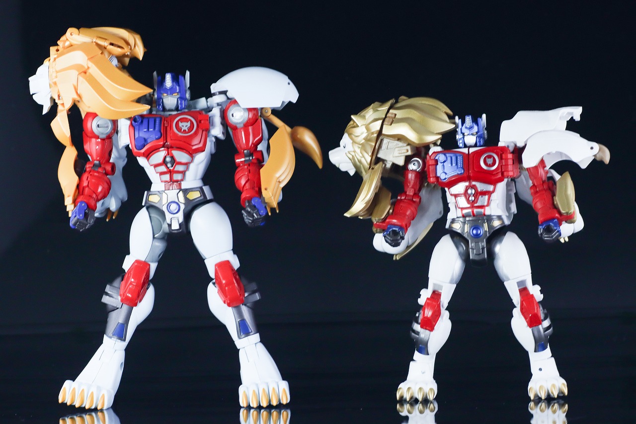 40TH SELECTION　ライオコンボイ　レビュー　ロボットモード　比較　マスターピース