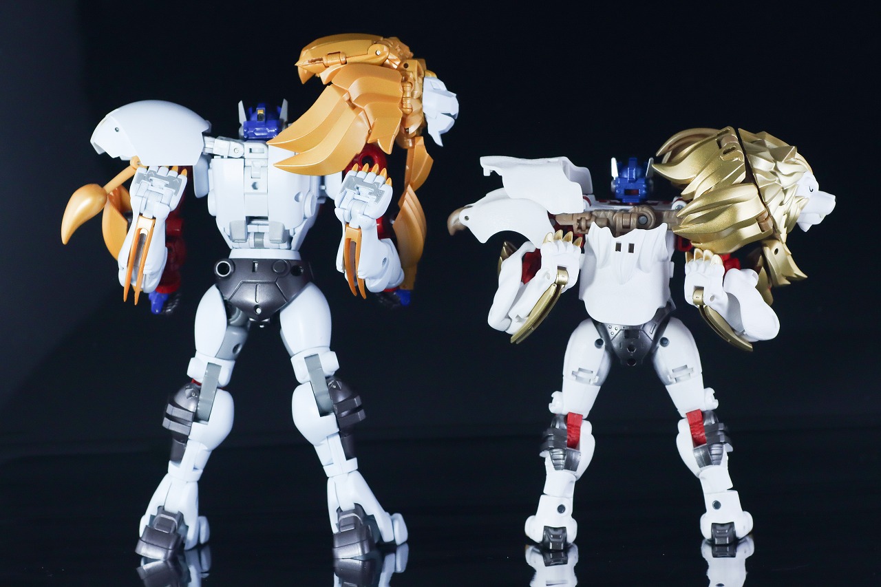 40TH SELECTION　ライオコンボイ　レビュー　ロボットモード　比較　マスターピース