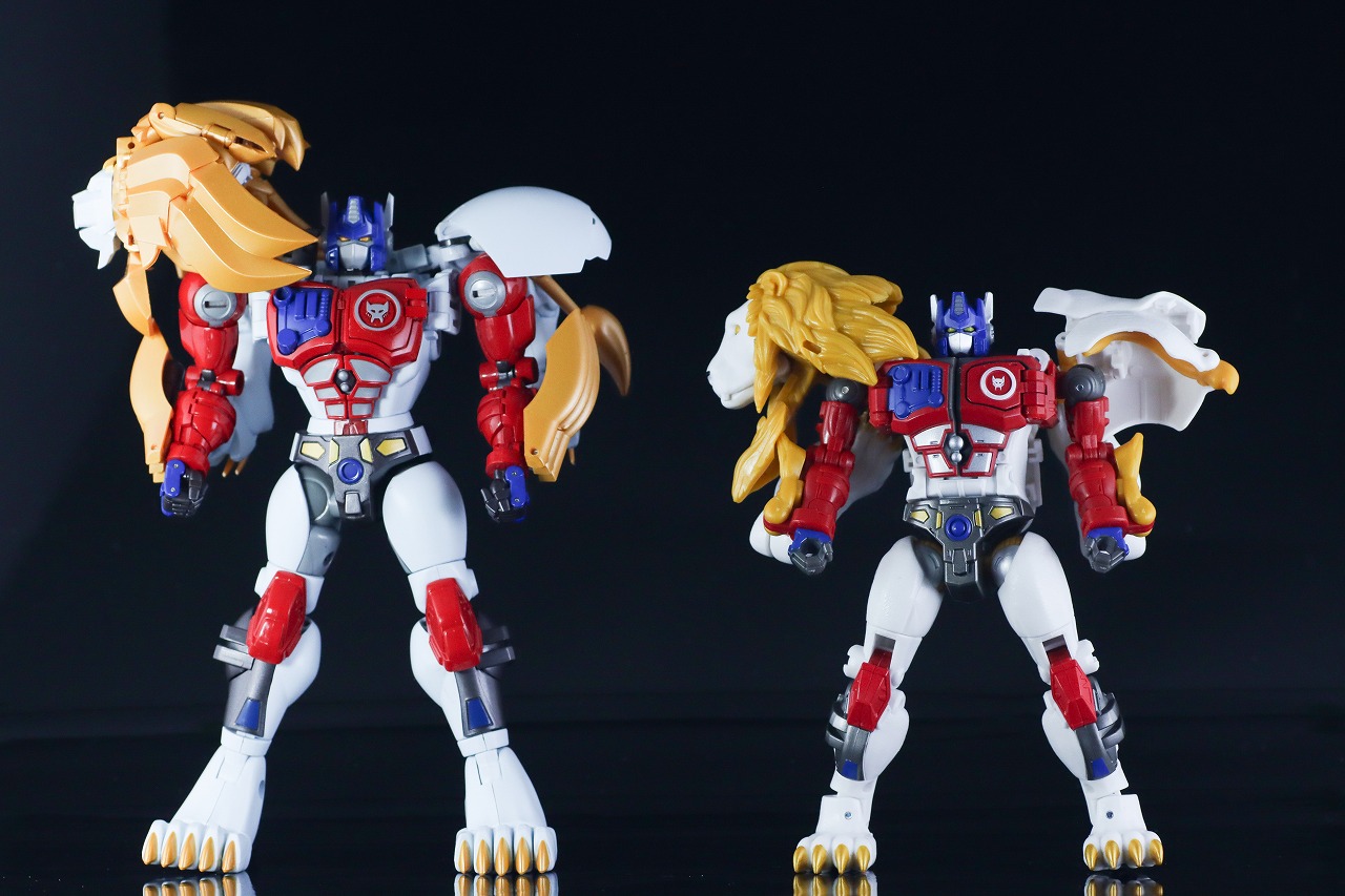 トランスフォーマーレガシー　TL-25　レオプライム　レビュー　ロボットモード　比較　マスターピース