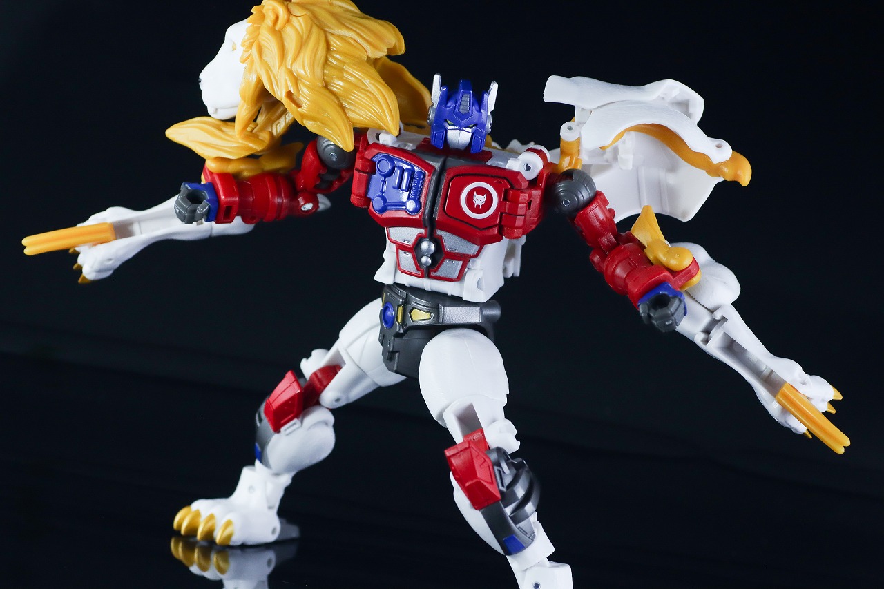 トランスフォーマーレガシー　TL-25　レオプライム　レビュー　アクション