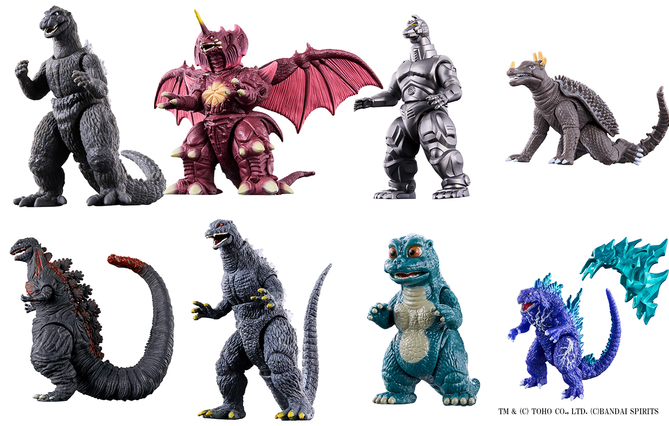 ゴジバースト新作！シン・ゴジラ＆デストロイア＆メカゴジラ＆アンギラス＆サンダーゴジラなどが発売！