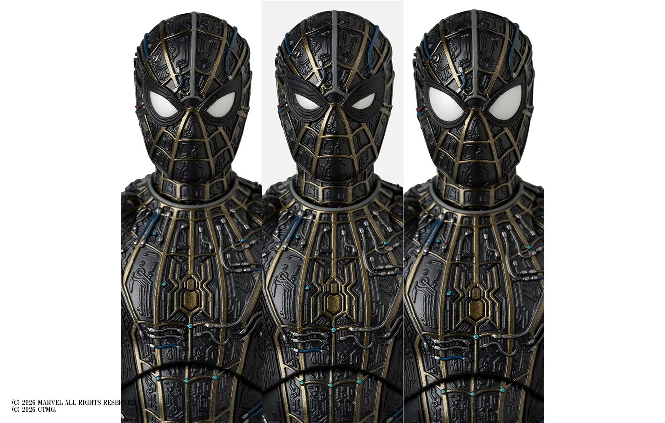 MAFEX　スパイダーマン ブラック＆ゴールドスーツ