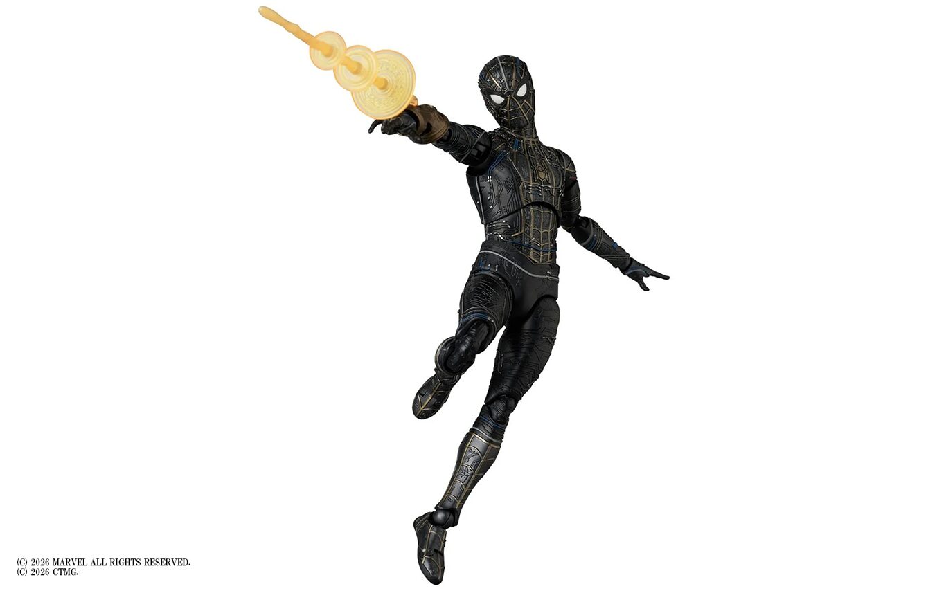 MAFEX新作！スパイダーマン ブラック＆ゴールドスーツが27年1月に発売！